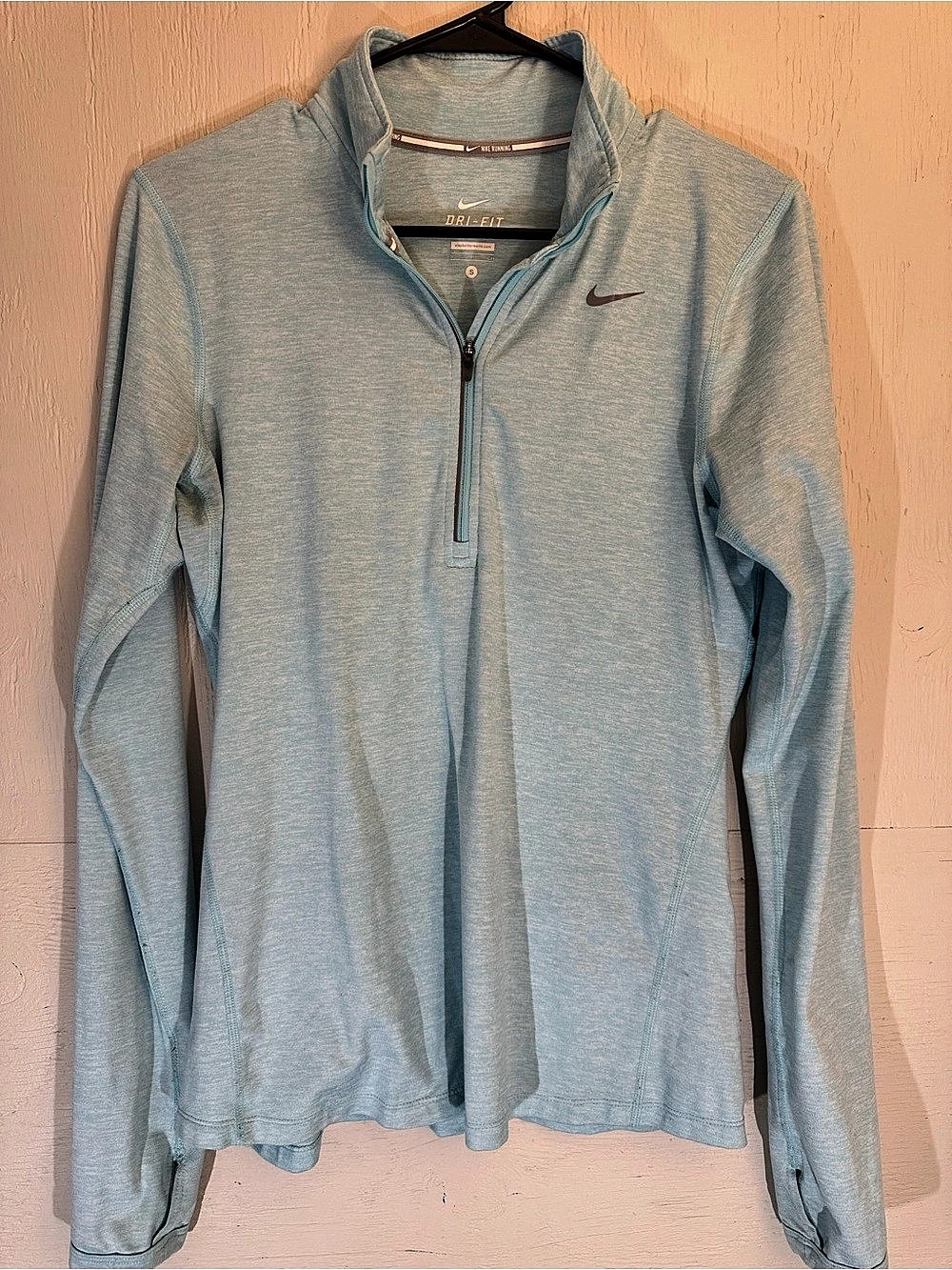 Nike Dri-FIT Element Half-Zip Running Top Blue Small